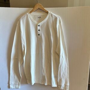 Old navy set of 4 White Long Sleeve Shirt and green